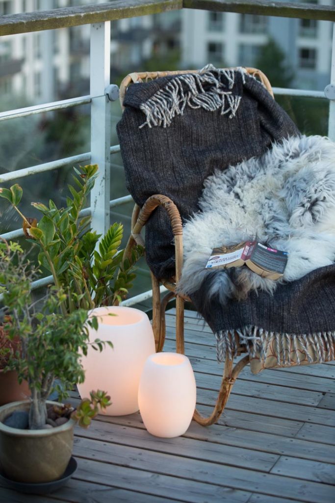 Candle oval - balcony