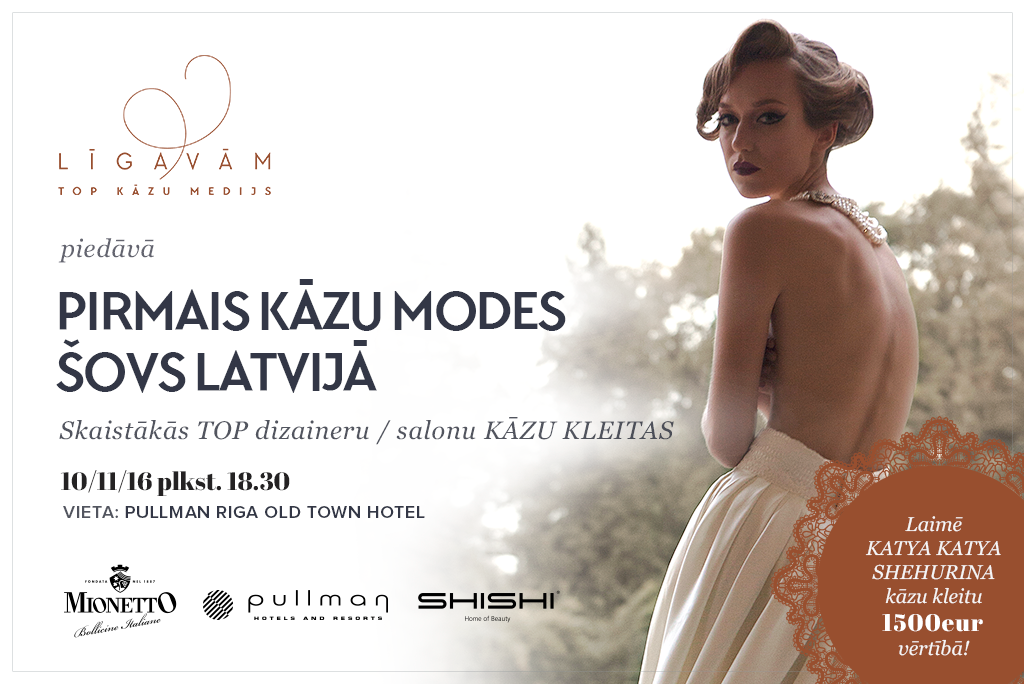 PIRMAIS KĀZU MODES ŠOVS LATVIJĀ