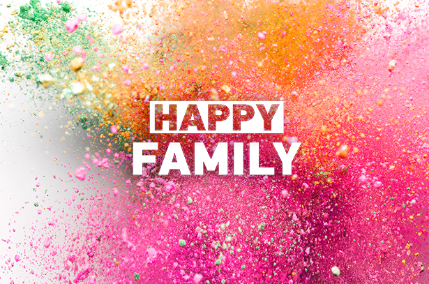 Happy Family logo krasains