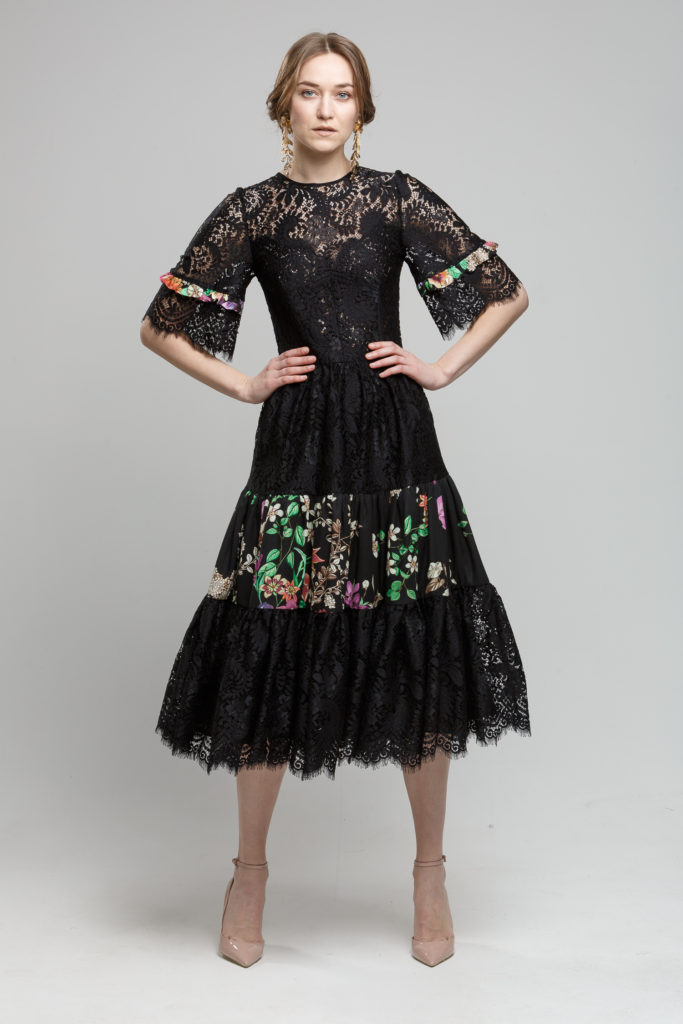 AW19-R23M Phlox midi