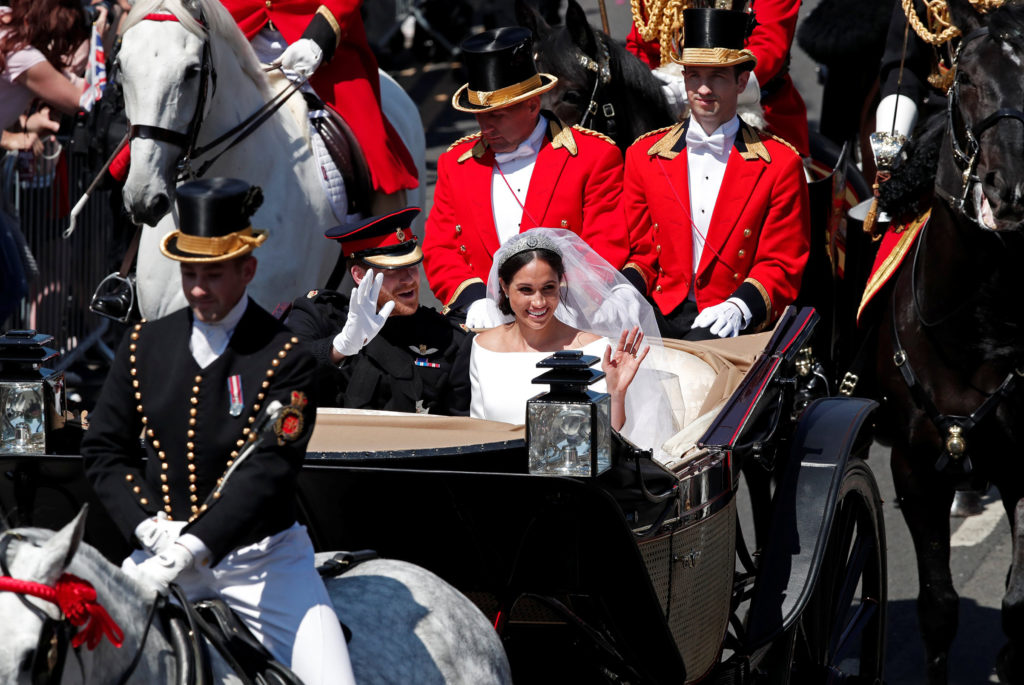Prince Harry, Queen Elizabeth's grandson, marries U.S. actress Meghan Markle in Windsor