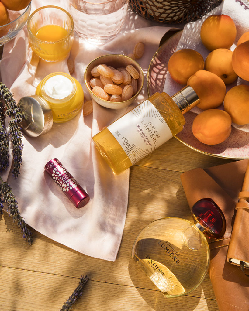 Immortelle Divine - Cream - Terre de Lumiere - Eau de Parfum - Gentle Shower Gel - Peony - Lip Balm